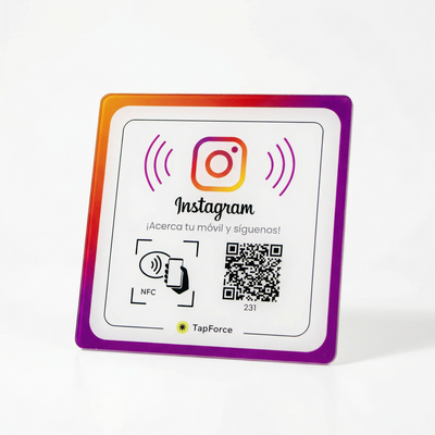 Placa Adhesiva Seguidores Instagram