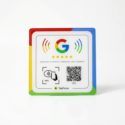 Placa Adhesiva Reseñas de Google