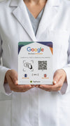 Expositor Reseñas Google NFC y QR